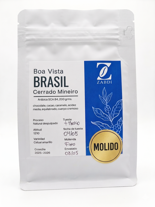 Cafe Arabica Brasil Boa vista Molido