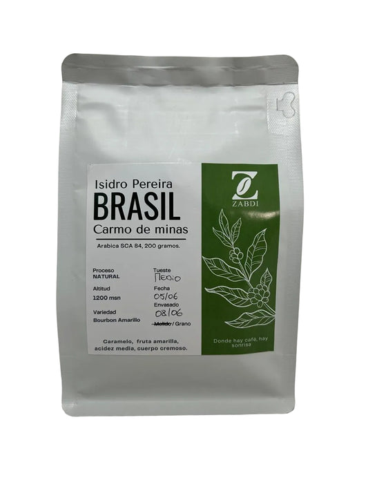 Cafe Arabica Brasil Carmo de minas Grano entero