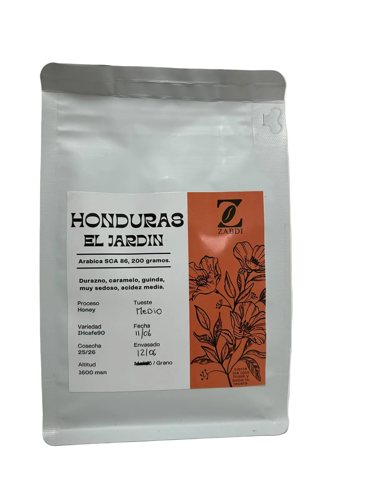 Cafe Arabica Honduras, El Jardin ,Grano entero