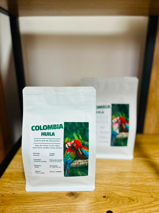 Cafe Arabica Colombia, Huila, 250grs.