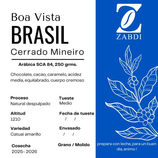 Cafe Arabica Brasil, Boa vista, 1kg.